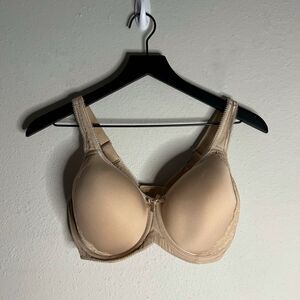 Wacoal Retro Chic Underwire Contour Bra in Nude Size 34DDD